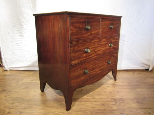 LATE 18TH CENTURY MAHOGANY CHEST OF DRAWERS - ADDITIONAL PHOTO 2