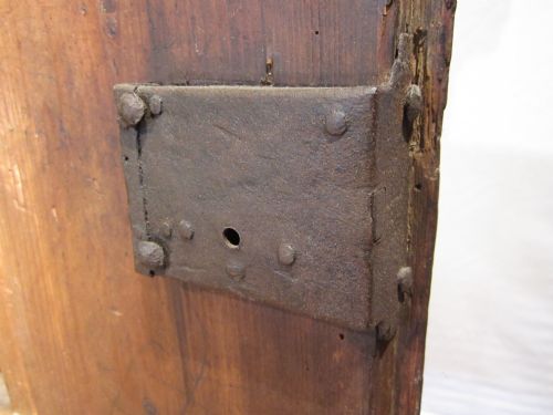 17TH CENTURY PAINTED PINE CORNER CUPBOARD - ADDITIONAL PHOTO 6