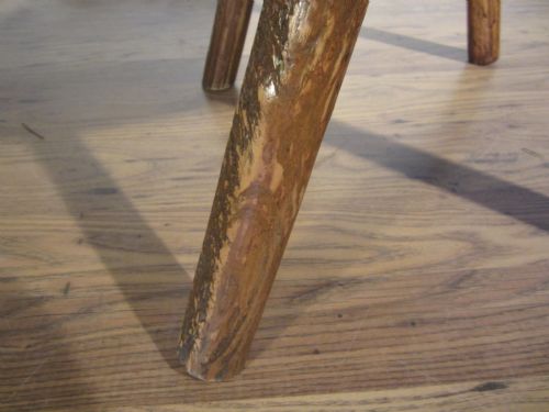 ANTIQUE PRIMITIVE STOOL - ADDITIONAL PHOTO 10