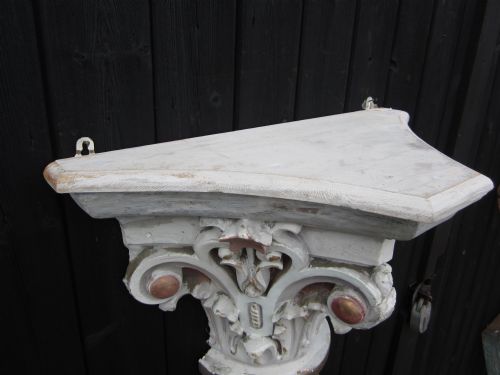 ANTIQUE HAND PAINTED ARCHITECTURAL CORBEL - ADDITIONAL PHOTO 7