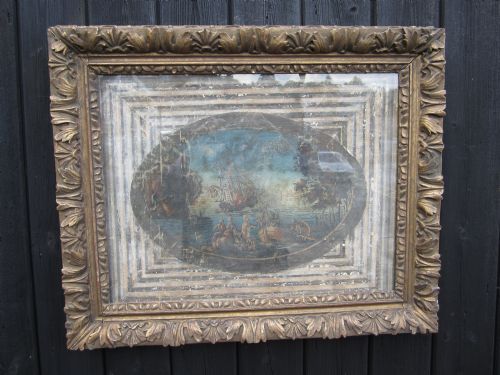 8th century watercolour - CATEGORY: ANTIQUE ART - DATED 18TH CENTURY