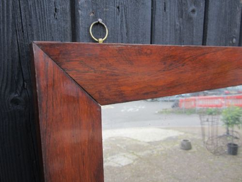 ANTIQUE REGENCY ROSEWOOD MIRROR - ADDITIONAL PHOTO 1