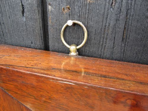 ANTIQUE REGENCY ROSEWOOD MIRROR - ADDITIONAL PHOTO 3