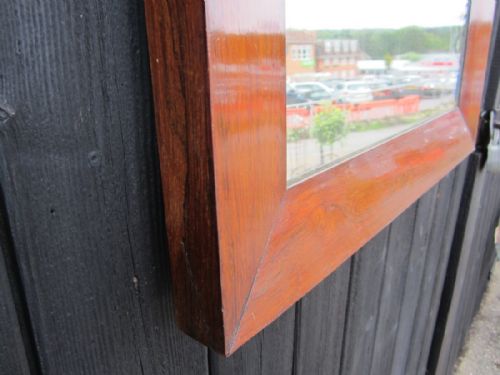 ANTIQUE REGENCY ROSEWOOD MIRROR - ADDITIONAL PHOTO 5