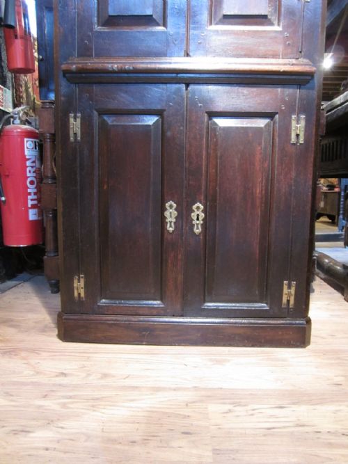18TH CENTURY OAK CORNER CUPBOARD - ADDITIONAL PHOTO 3