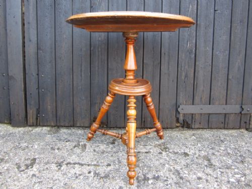 EARLY 19TH CENTURY TURNERS CRICKET TABLE - ADDITIONAL PHOTO 1