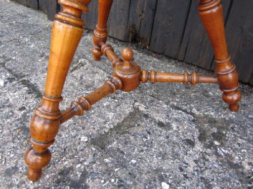 EARLY 19TH CENTURY TURNERS CRICKET TABLE - ADDITIONAL PHOTO 4