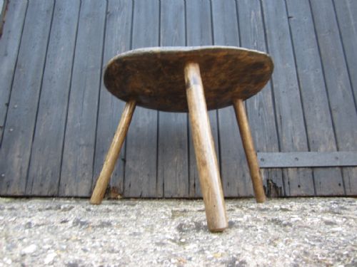 antique primitive low cricket table - CATEGORY: ANTIQUE TABLES - DATED 19TH CENTURY