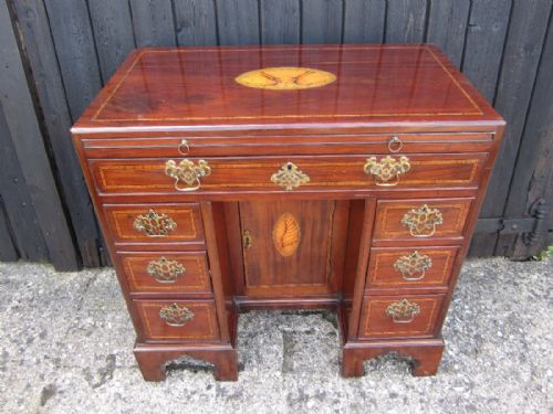 ANTIQUE MAHOGANY DESKDRESSING TABLE - ADDITIONAL PHOTO 1