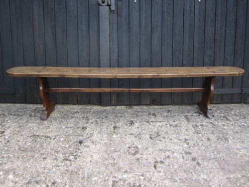 antique benchform - CATEGORY: ANTIQUE FURNITURE - DATED 19TH CENTURY