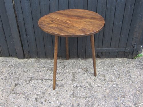 PRIMITIVE ELM CRICKET TABLE - ADDITIONAL PHOTO 2