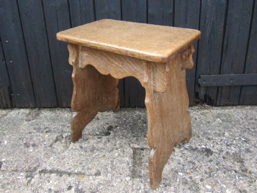 oak boarded stool - CATEGORY: ANTIQUE STOOLS - DATED 19TH CENTURY