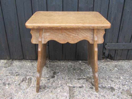 OAK BOARDED STOOL - ADDITIONAL PHOTO 1