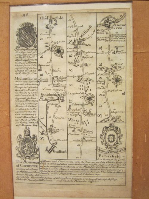 ANTIQUE MAP OF SURREY - ADDITIONAL PHOTO 6