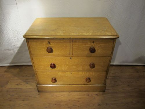 ANTIQUE PINE SMALL CHEST OF DRAWERS - ADDITIONAL PHOTO 2