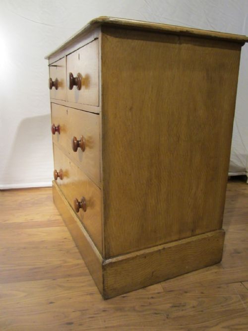 ANTIQUE PINE SMALL CHEST OF DRAWERS - ADDITIONAL PHOTO 3