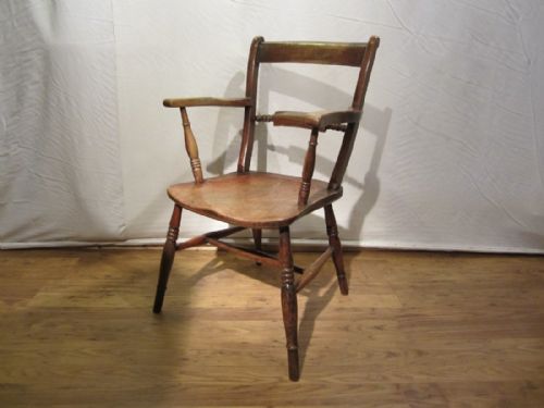 antique kitchen armchair - CATEGORY: ANTIQUE CHAIRS - DATED 19TH CENTURY