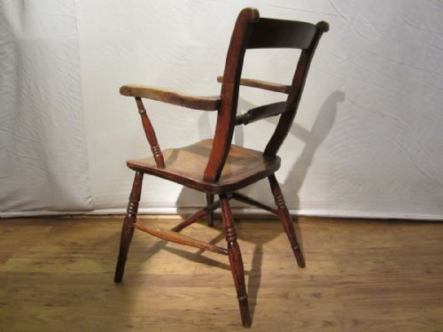 ANTIQUE KITCHEN ARMCHAIR - ADDITIONAL PHOTO 3