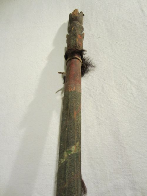ANTIQUE TIBETAN TEMPLE POLES - ADDITIONAL PHOTO 3