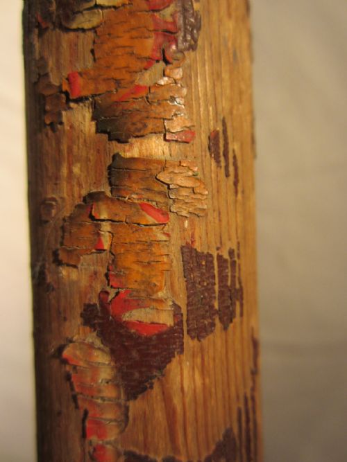 ANTIQUE TIBETAN TEMPLE POLES - ADDITIONAL PHOTO 5