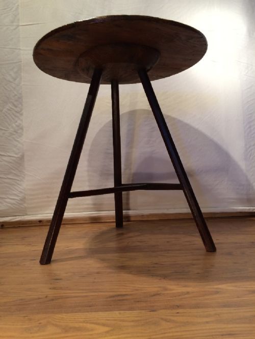 ANTIQUE PRIMITIVE CRICKET TABLE - ADDITIONAL PHOTO 1