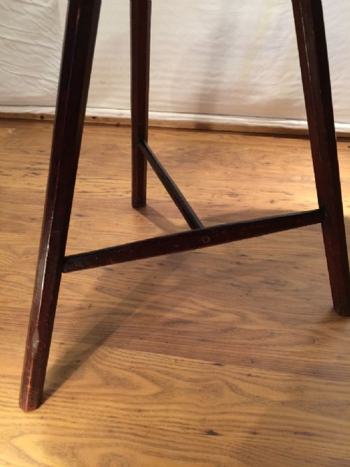 ANTIQUE PRIMITIVE CRICKET TABLE - ADDITIONAL PHOTO 2