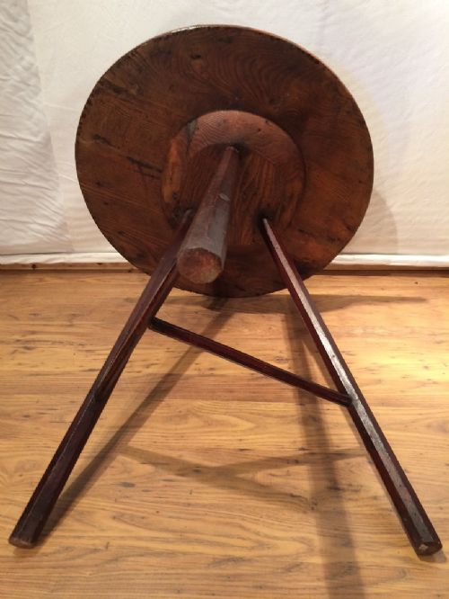 ANTIQUE PRIMITIVE CRICKET TABLE - ADDITIONAL PHOTO 8