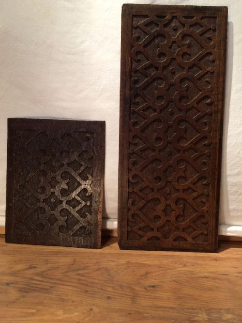oak panels - CATEGORY: ANTIQUE MISCELLANEOUS - DATED 19TH CENTURY