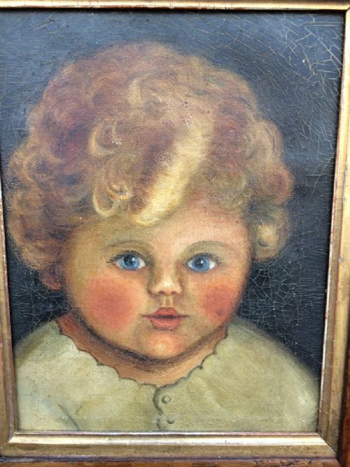 PRIMITIVE OILPAINTING - ADDITIONAL PHOTO 3