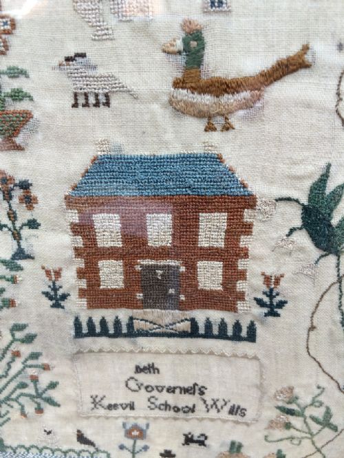 ANTIQUE SAMPLER - ADDITIONAL PHOTO 1