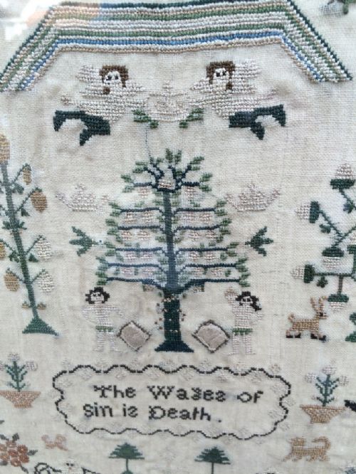 ANTIQUE SAMPLER - ADDITIONAL PHOTO 2