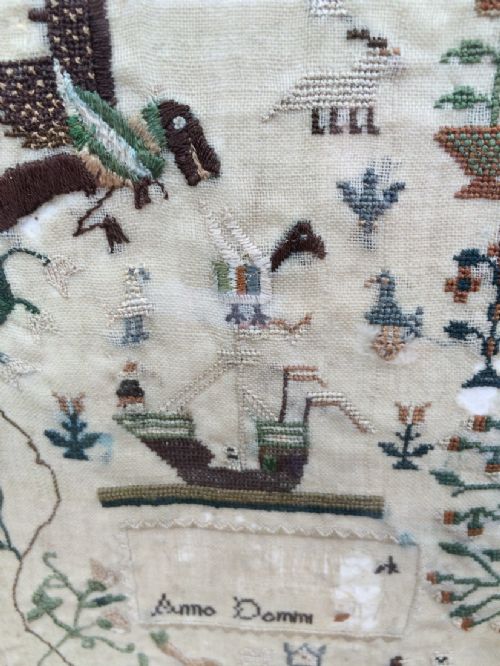 ANTIQUE SAMPLER - ADDITIONAL PHOTO 3