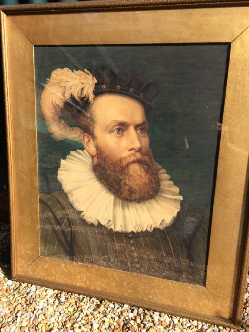 ANTIQUE PORTRAIT PAINTING - ADDITIONAL PHOTO 1