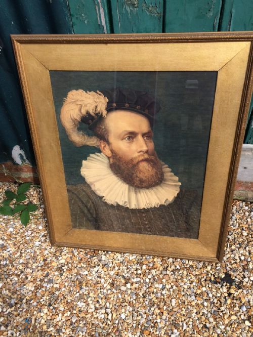 ANTIQUE PORTRAIT PAINTING - ADDITIONAL PHOTO 2
