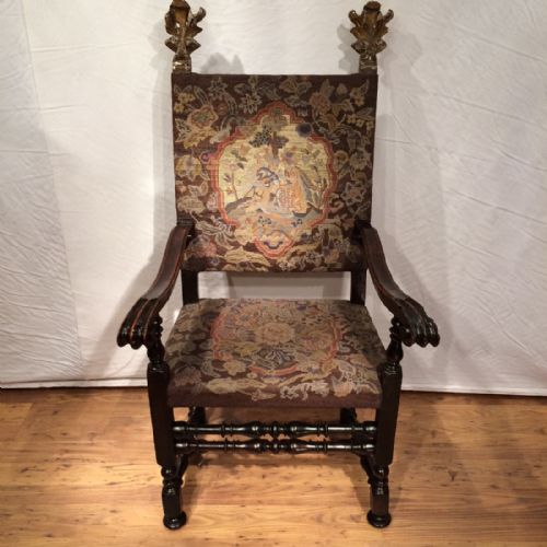 WALNUT ARMCHAIR - ADDITIONAL PHOTO 1