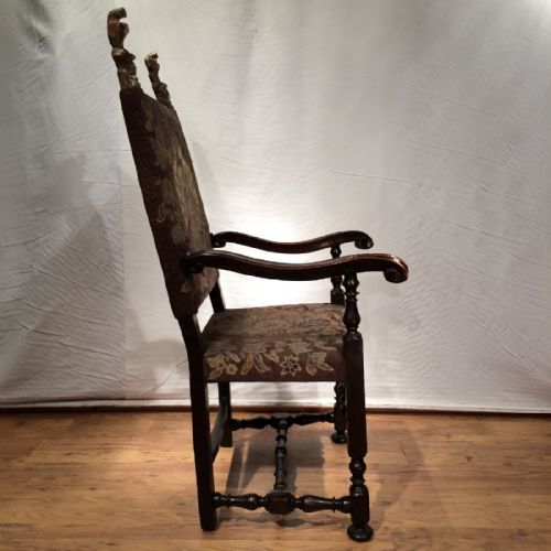 WALNUT ARMCHAIR - ADDITIONAL PHOTO 2