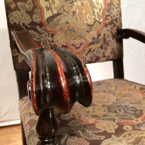 WALNUT ARMCHAIR - ADDITIONAL PHOTO 5