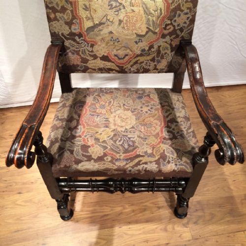 WALNUT ARMCHAIR - ADDITIONAL PHOTO 8