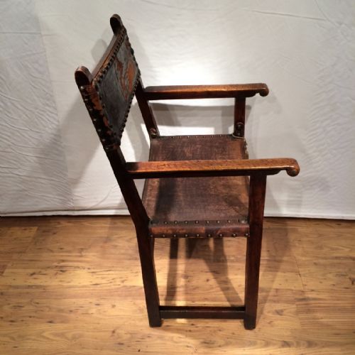 18TH CENTURY WALNUT ARMCHAIR - ADDITIONAL PHOTO 9