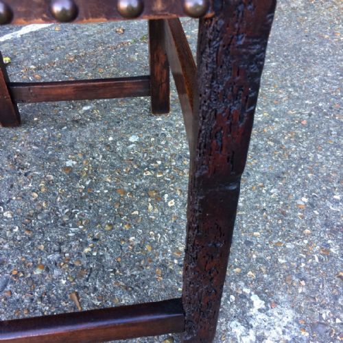 18TH CENTURY WALNUT ARMCHAIR - ADDITIONAL PHOTO 10