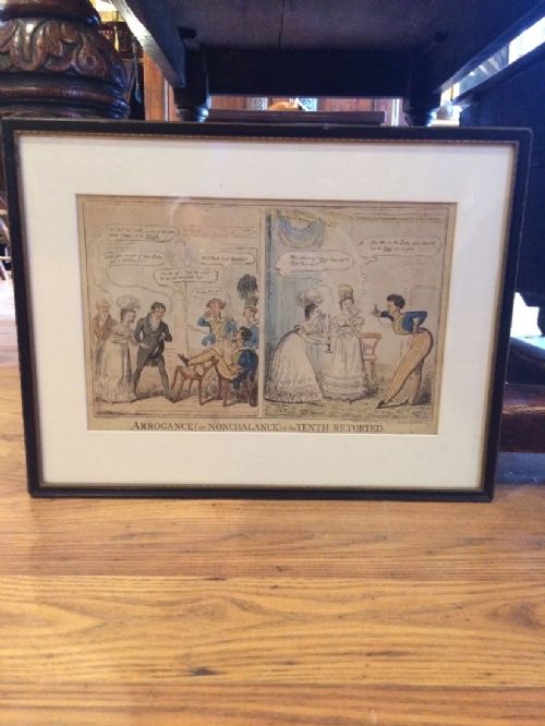 antique cartoon - CATEGORY: ANTIQUE MISCELLANEOUS - DATED 19TH CENTURY