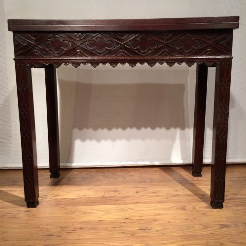18th century card table - CATEGORY: ANTIQUE TABLES - DATED 18TH CENTURY