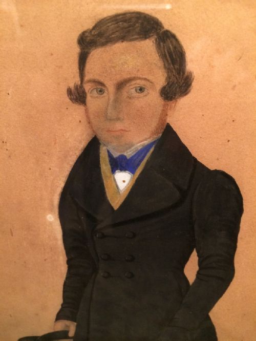 PRIMITIVE NAIVE WATERCOLOUR - ADDITIONAL PHOTO 1