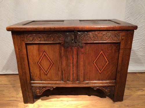 antique 16th17th century coffer - CATEGORY: ANTIQUE CHESTS - DATED 17TH CENTURY