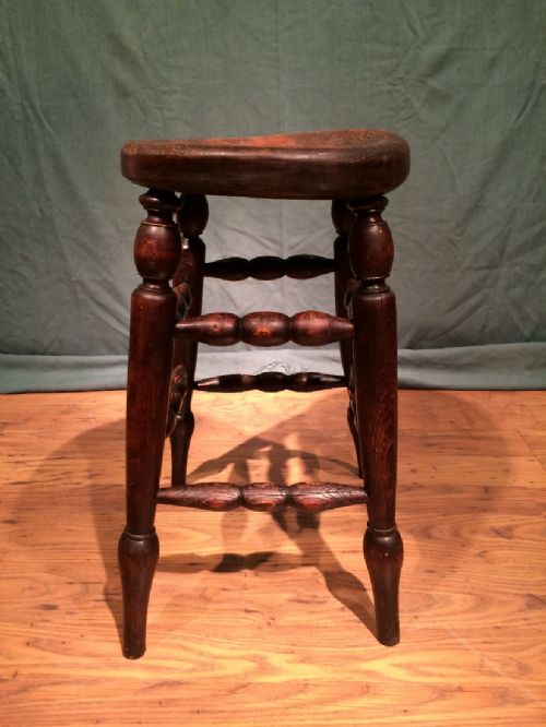 ANTIQUE STOOL - ADDITIONAL PHOTO 1
