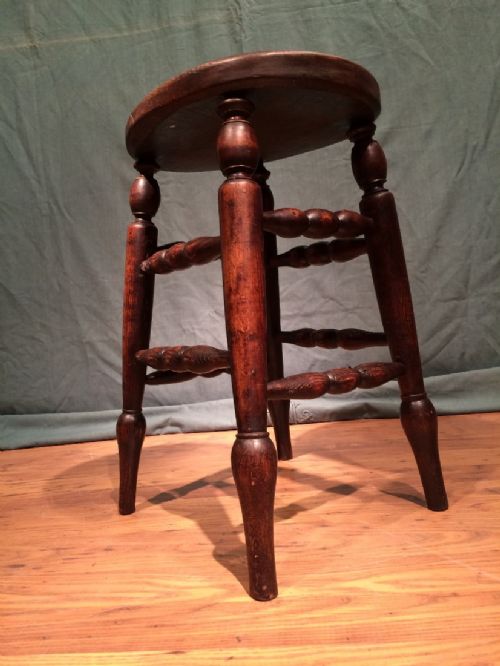 ANTIQUE STOOL - ADDITIONAL PHOTO 2