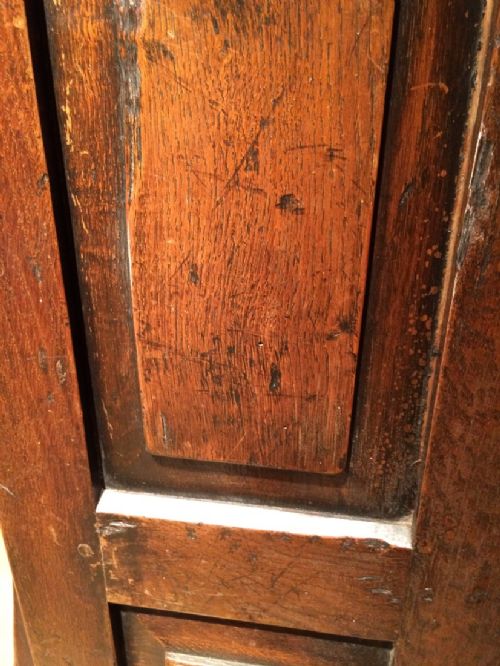 ANTIQUE OAK MONK'S BENCHTABLE - ADDITIONAL PHOTO 8