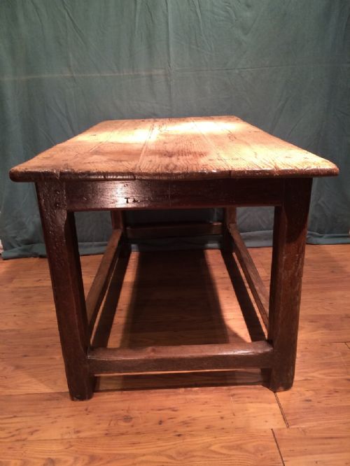18TH CENTURY OAK KITCHEN TABLE - ADDITIONAL PHOTO 1