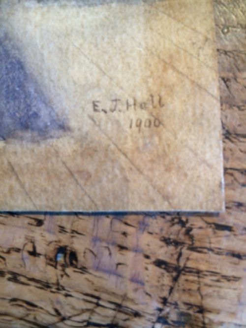 ANTIQUE WATERCOLOUR - ADDITIONAL PHOTO 4