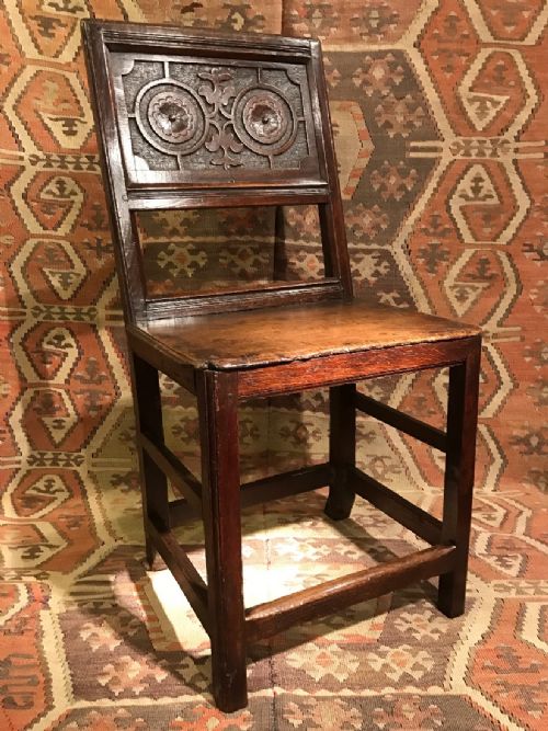 ANTIQUE CHAIRBACK STOOL - ADDITIONAL PHOTO 1